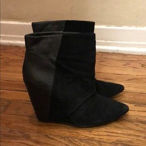 Leather/suede  Aldo booties great condition